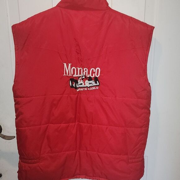Red Monte-Carlo Monaco Vest XL - Picture 2 of 6